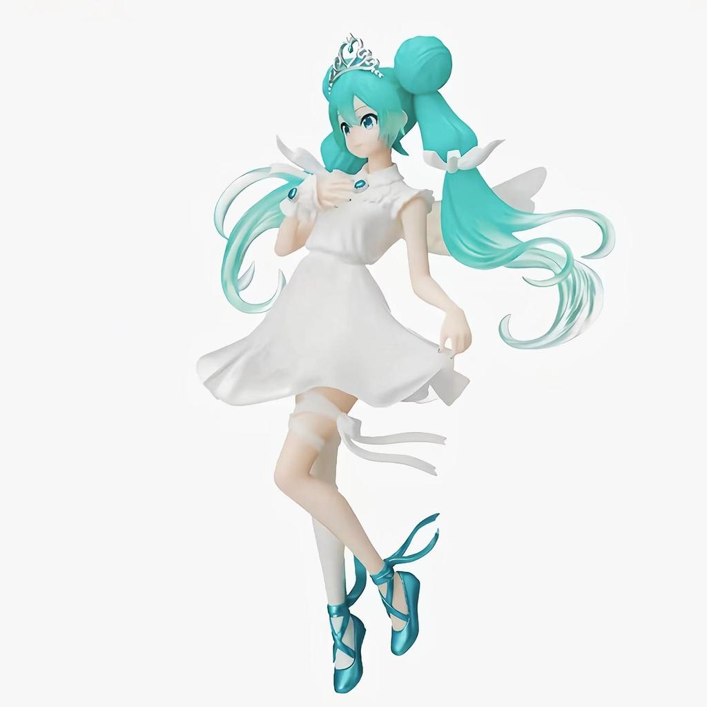High-Quality Sakura Hatsune Miku PVC Doll with Decorative Chassis Ornaments