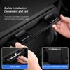 FIQK8 For Lexus IS250 RX350 LX570 LX600 GX470 RX330 Seat Back Storage Bag Magnetic Open PU Leather Garbage Trash Bin Pocket Organizer