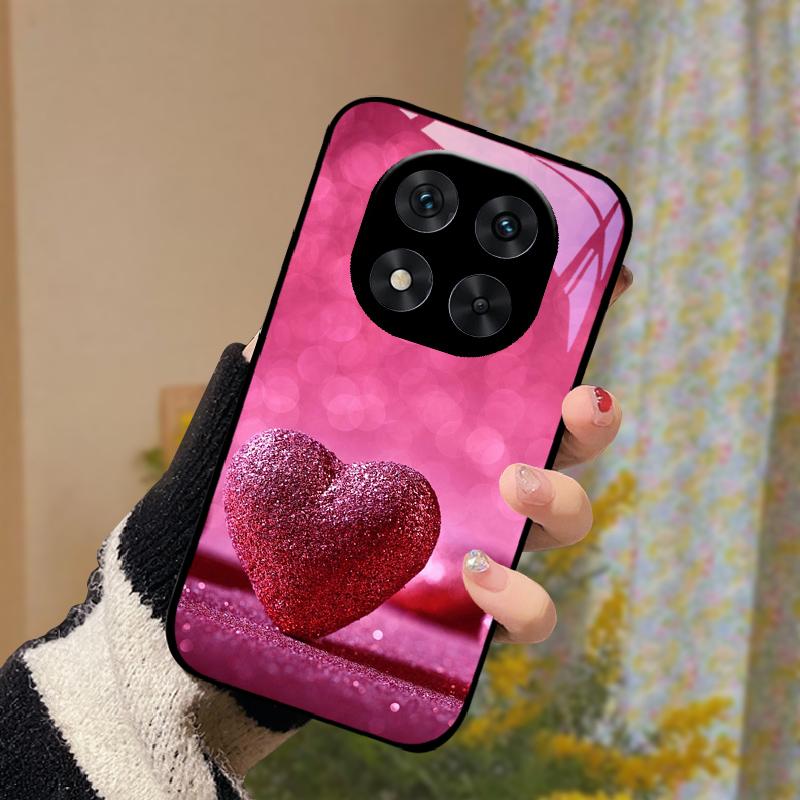 Чехол для Poco X5 / X6 / X7 Жесткий ПК Закаленное Стекло Защитная Крышка Телефона Для Xiaomi Poco X7 Pro 5G Модные Роскошные Стеклянные Защитные Корпуса