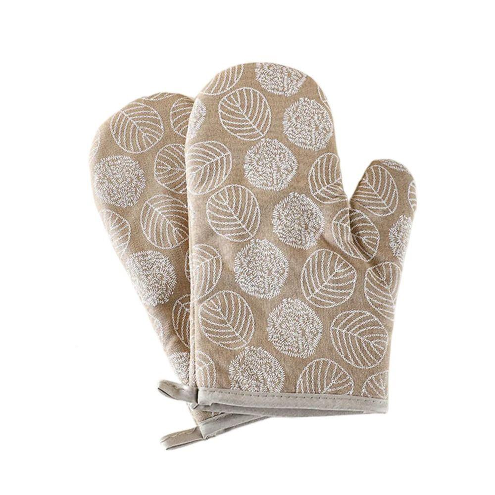 Защитные от ожогов микроволновые перчатки Утолщенные кухонные инструменты Практичные прихватки для духовки