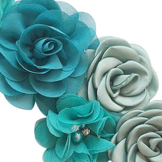 Свадебный пояс Привлекательный Износостойкая ткань Роза Свадебный пояс для женского платья