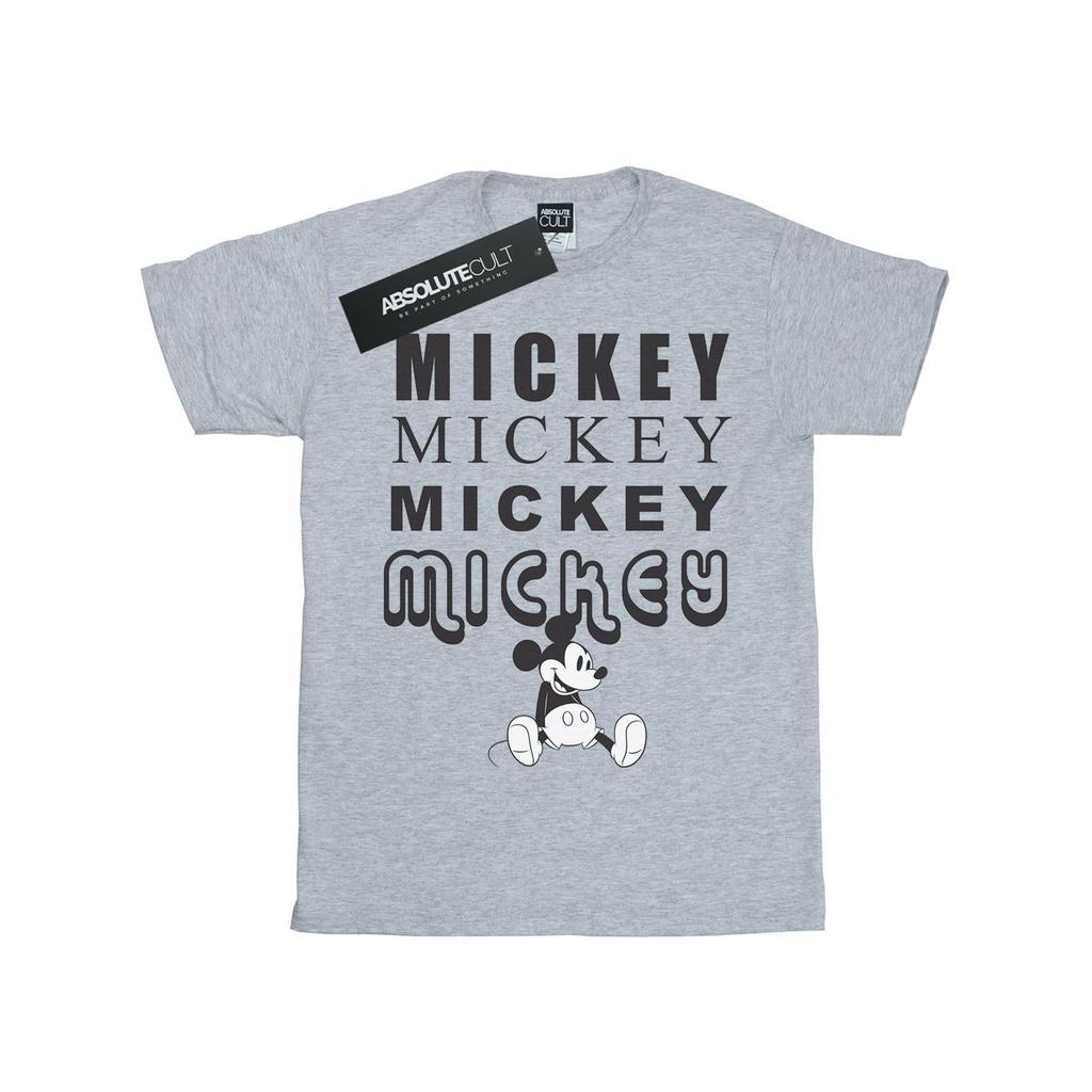 Disney Mens Mickey Mouse Sitting T-Shirt