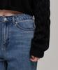 MUSINSA STANDARD WOMAN Women'S Angora Blend Cable Crop Knit [Black]