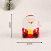 Творческая мода Рождественский снеговик Санта Миниатюрные фигурки Милые мультяшные микроукрашения Украшения для дома своими руками Аксессуары Подарки