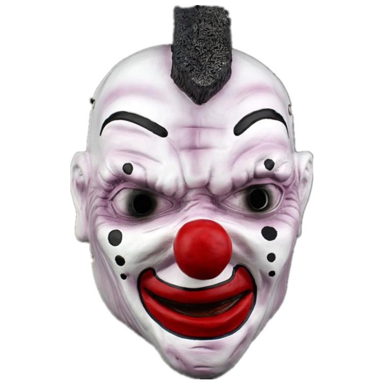 Slipknot Halloween Mask With Clown Face And Zipper Mouth For Costume Parties