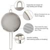 3pcs Stainless Steel Wire Fine Mesh Oil Strainers Flour Colander Sieve Sifter Filter Baking Kitchen Accessories