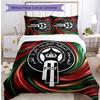 Morocco Football Printed Bedding 3 Piece Set Cozy Breathable Bed Cover Set as Housewarming Holiday Gift