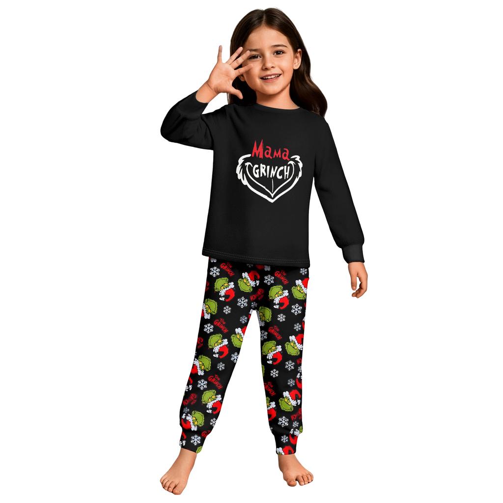 Children's  Boys And Girls Thin Two-piece  Long-sleeved Pants Two-piece