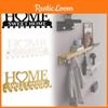 Modern Iron Home Letter Key Towel Organizer With Screw Mount For Household Storage