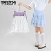 Короткая юбка для девочек, летняя юбка корейского стиля для девочек, детская юбка-трапеция Yamamoto, юбка-полуюбка в стиле вестерн-принцесса