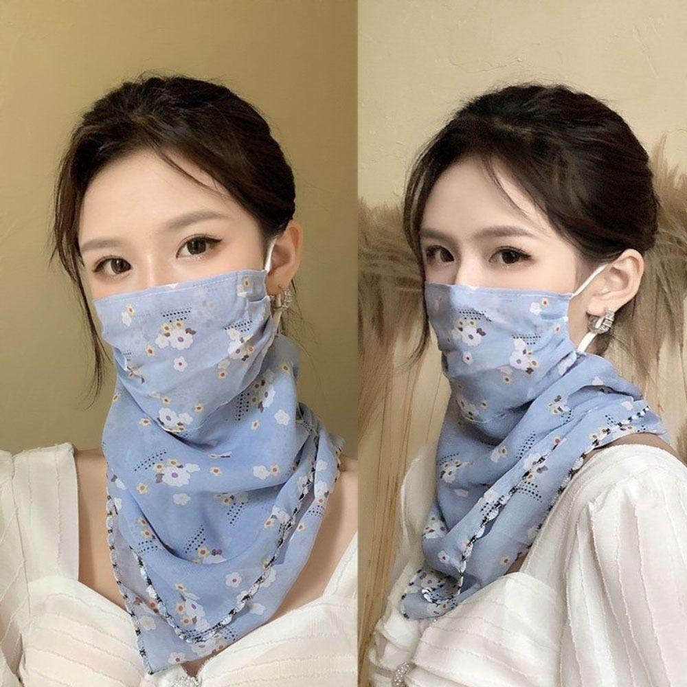 Breathable Full Face Mask Windproof Dustproof Neck Gaiter Summer Balaclava  Hiking Cycling
