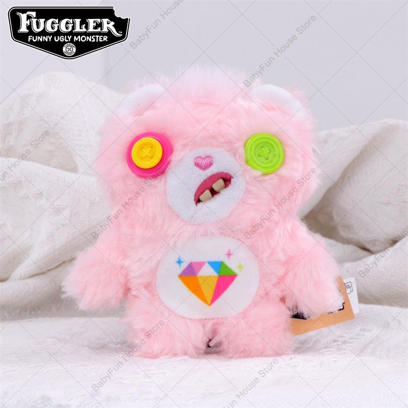 Забавные Монстры со Кривыми Зубами Плюшевые Игрушки Брелоки Fugglers Кошки из Переулка Заботливые Медведи Кавайные Подвески Плюшевые Куклы Подарок