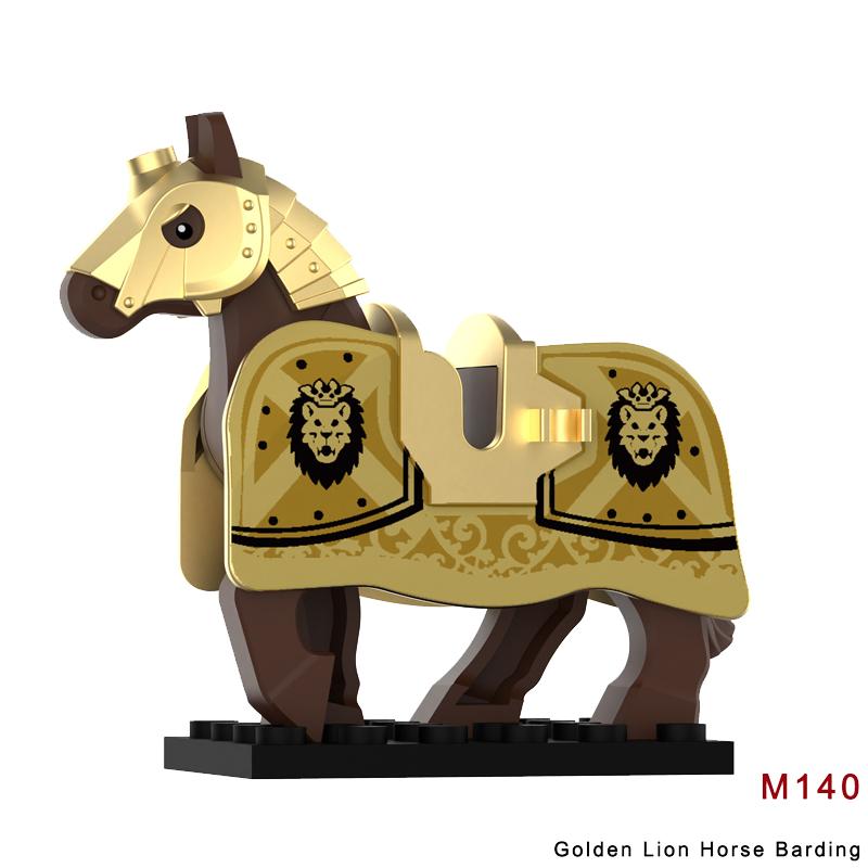 Средневековый Замок Солдат Фигурки Действия Строительные Блоки Дракон Аниме Рыцарь Аксессуар Боевой Конь Ополчение Шлем Щит Игрушка Подарок S015