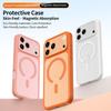 Для Magsafe Беспроводная Зарядка Конфетный Цвет Матовый Чехол Для iPhone 17 16 15 14 13 12 Pro Max Plus Air Магнитный Бампер Чехол Обложка