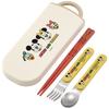 Trio Set Chopsticks Spoon Fork Disney Mickey Mouse & Friends Cooking for Children Antibacterial Made In Japan TACC2AG-A