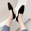 Fashion 2024 Woman Shoes Flat New Fashion Summer Autumn Shallow  Flying Knitting Shoes Pointed Toe Flats Knit Shoes