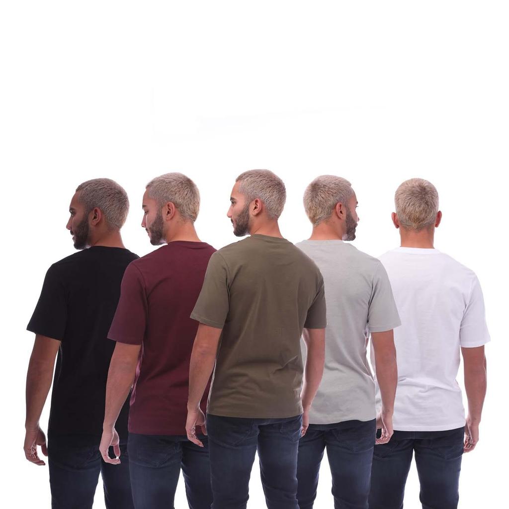 Jack And Jones Mens Speed T-Shirt (Pack of 5)