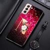 Красный ретро чехол для телефона с буквами A-Z для Samsung Galaxy S21 S20 S10 S9 S8 Plus Ultra 5g S10lite S10e S7edge S20 S21 Fe