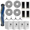 Accessory Pack for Ecovacs Deebot X5 Omni/X5 Pro Omni - Filter/Bag/Mop/Side Brush/Phonillico® Extractor Roller