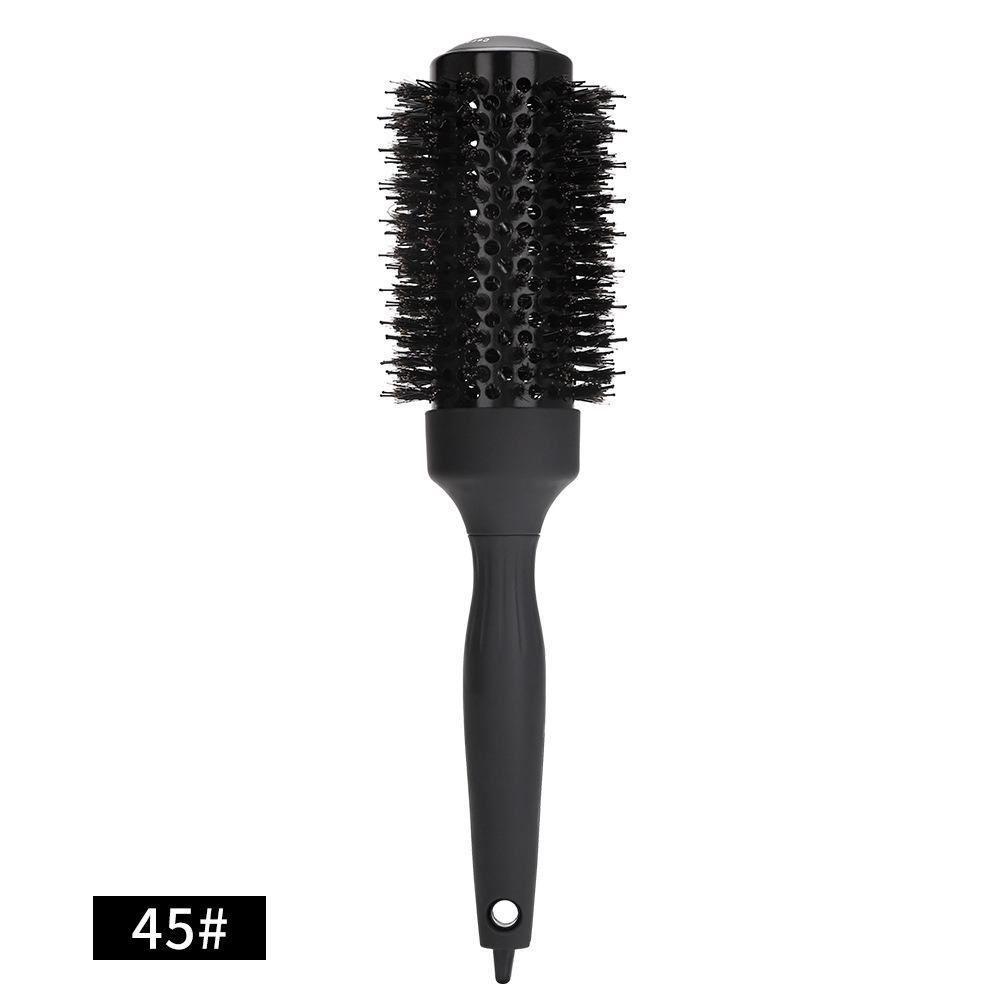 with Pointed Tail Straight Twill Hair Comb Round Barrel Hair Curling Brush Men/Women