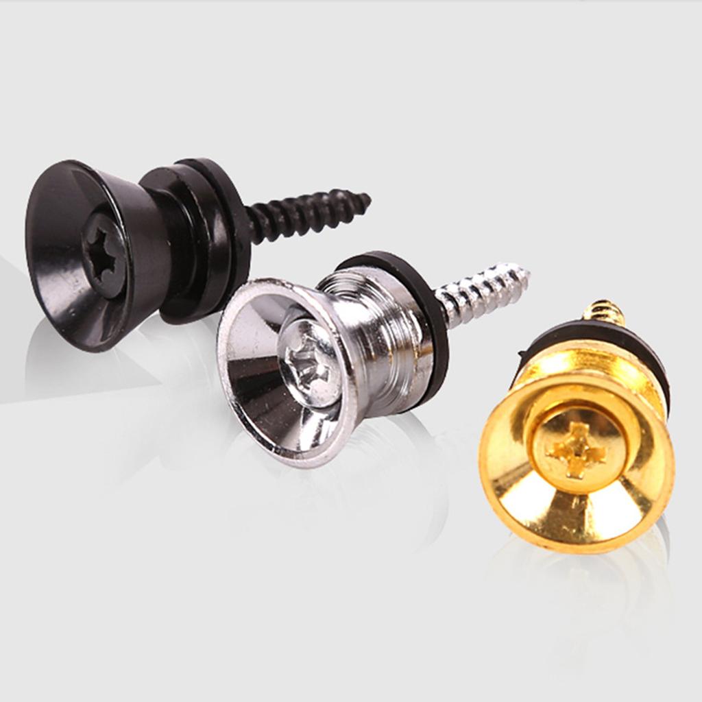 Универсальные замки для гитарных ремней, гвозди, кнопки, винты с пряжкой для ремня, 2 шт.