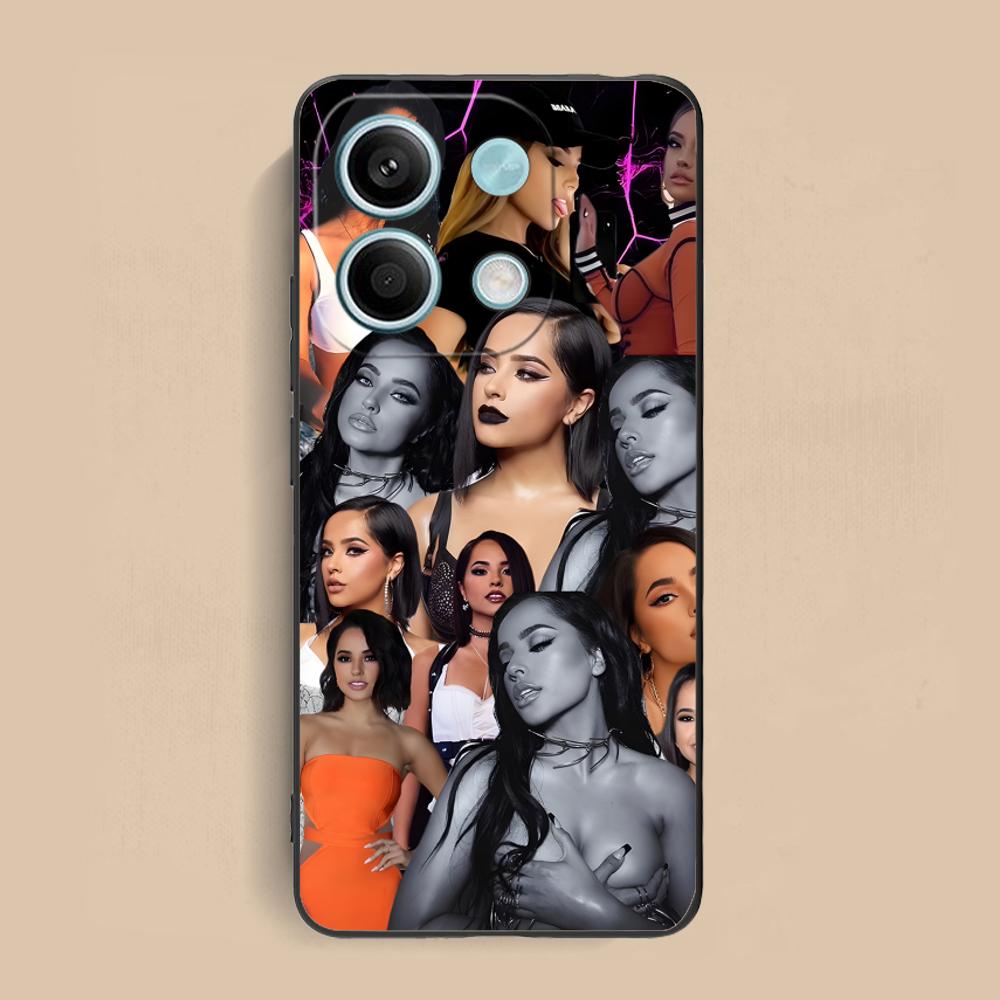 Модный матовый чехол из ТПУ Becky G для мобильного телефона Xiaomi Redmi Note 14 13 12 11 S Pro Plus 4G 5G, цветная печатная крышка