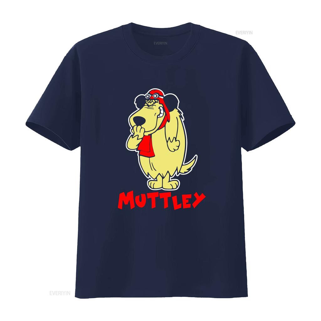 Muttley T shirt vintage Washed Breathable Unisex designer clothes Comfortable streetwear Stylish Stretched graphic Soft