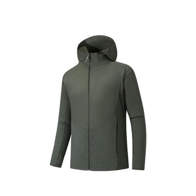 Серия Outdoor Hiking от Champion Однотонная Повседневная с капюшоном Универсальная на молнии Куртка Мужские куртки 152610713-3