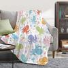 Cartoon Octopus Flannel Blanket Living Room Bedroom Decorative Blanket Lunch Break Blanket Blanket