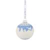 Рождественский шар Wedgwood Christmas Country, 3,15 дюйма, Синий/Белый