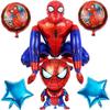 6x New Spiderman Birthday Party Decorations-3D Spiderman For Kids Birthday Party
