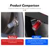 Valve Stems Caps 4pcs Car Wheel Tire Valve Caps Air Stem Covers Auto Parts For Volkswagen VW Scirocco Jetta Beetle Golf 4 5 6 Pa zr2