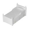 1:12 Miniature Dollhouse Birch Bed Mini Furniture Doll House Decoration AccessoriesWhite