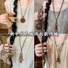 Bohemian Flower Pendant Necklace Niche Retro Versatile Collarbone Chain Fashion Temperament High-end Jewelry