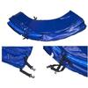 Coussin de protection trampoline - Bleu - 244 cm - PVC - Épaisseur 10 cm - Label CE