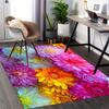 1pc Athena's Colorful Flower Office Chair Mat - Festive Gift for Home and Workplace, Suitable for All Seasons.P012