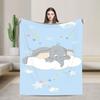D-Dumbos Plush Blanket Child  Flannel Throw Blanket For Couch Bed Super Soft Design Quality Bedspread Gift