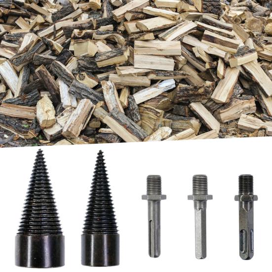 Бытовое сверло для разделения бревен 32/42 мм, рифленая противоскользящая конструкция, износостойкость, мощность