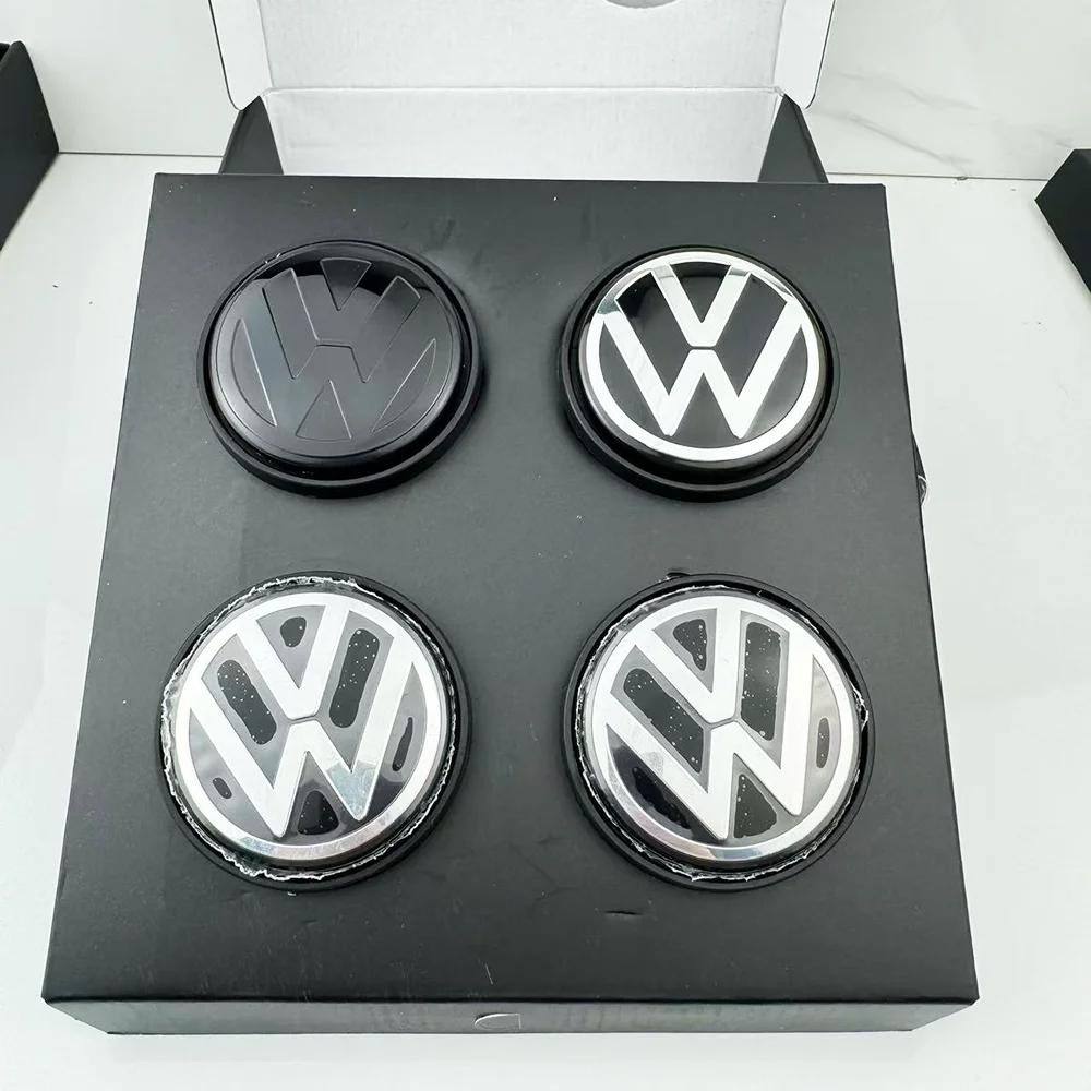 2026 New Floating Wheel Center Caps Hub Cover 4pcs 56mm 65mm For Volkswagen VW Golf 5 6 7 Passat B6 B7 B8 Tiguan Polo Jetta GTI 3B7601171