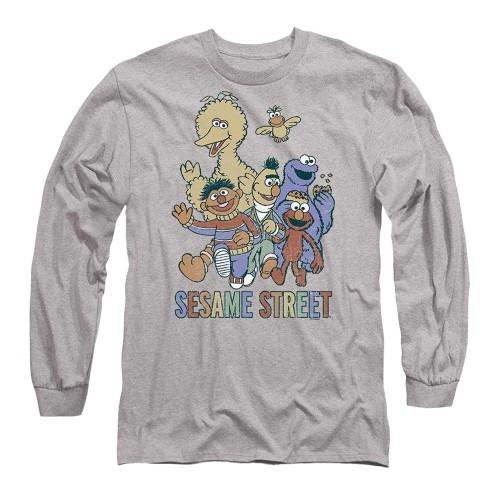 Sesame Street Unisex Adult Group Shot Long-Sleeved T-Shirt