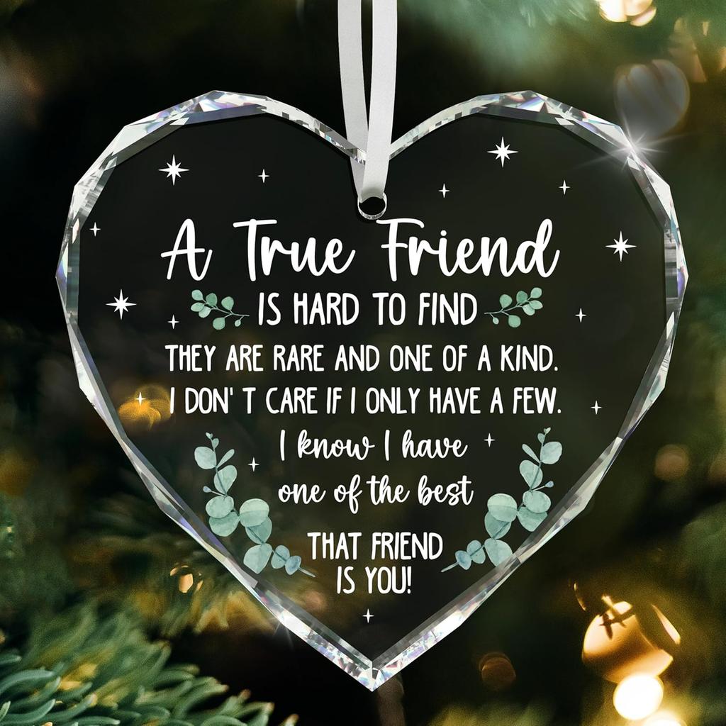 Thank You Gifts for Women Men, It Takes a Village Glass Ornament, Xmas Gifts for Boss Daycare Provider Teacher Babysitter Friends Boss - DP02