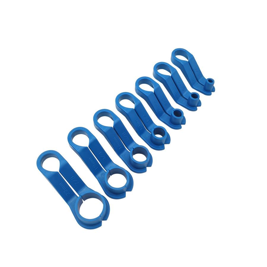 Набор угловых инструментов для разъединения линий кондиционера/топливопровода 7 размеров для линий кондиционера Ford и Chrysler 39400