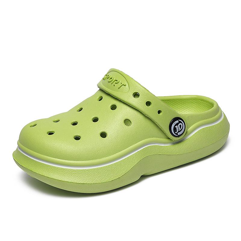 Fashion Children Sandals Anti Skid Clogs Boys Girls Summer Hole Water Toddler Shoes Baby Mules Rubber Kids Garden Beach Flats Slippers