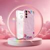 Ручная работа девушки Мадам розовый Стекло Чехол для телефона для Samsung Galaxy S26 S25 S24 S23 S22 FE Ultra Plus Ударопрочный Женский