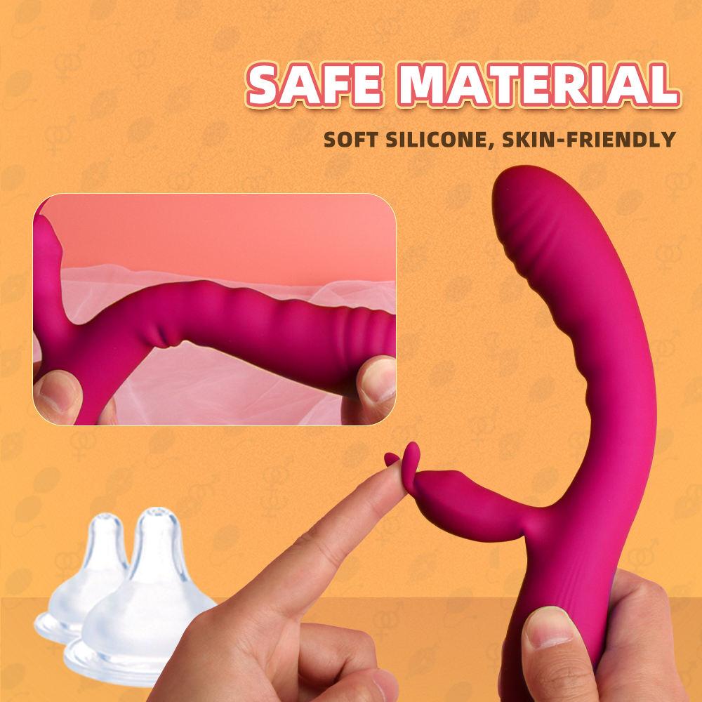 Powerful G-Spot Rabbit Vibrator Vaginal Clitoral Stimulation 10 Powerful Vibration Massager Sex Toys for Women Couples