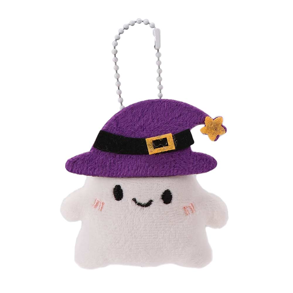 Pumpkin Head Cartoon Plush Pendant Funny Furry Bag Pendant Bag Charm Halloween Party