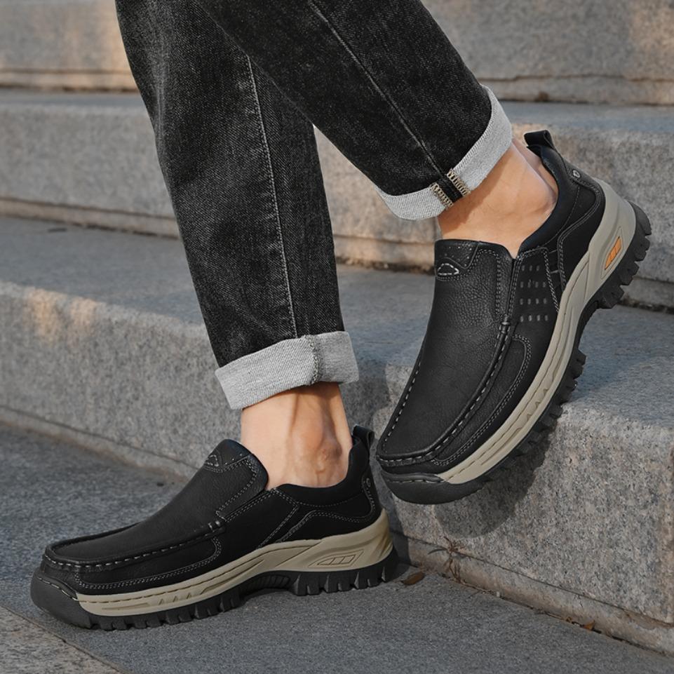 Men Shoes High Quality Pu Leather Men's Casual Shoes Slip On Comfort Business Man Flats Shoe Outdoor Men Work Shoe Zapatillas