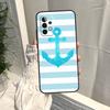 Чехол с полосками, якорем, лодкой, штурвалом для Samsung Galaxy A35 A55 A15 A34 A54 A14 A56 A52 A53 A16 A26 A36 A32 A12 A33 A13 A17