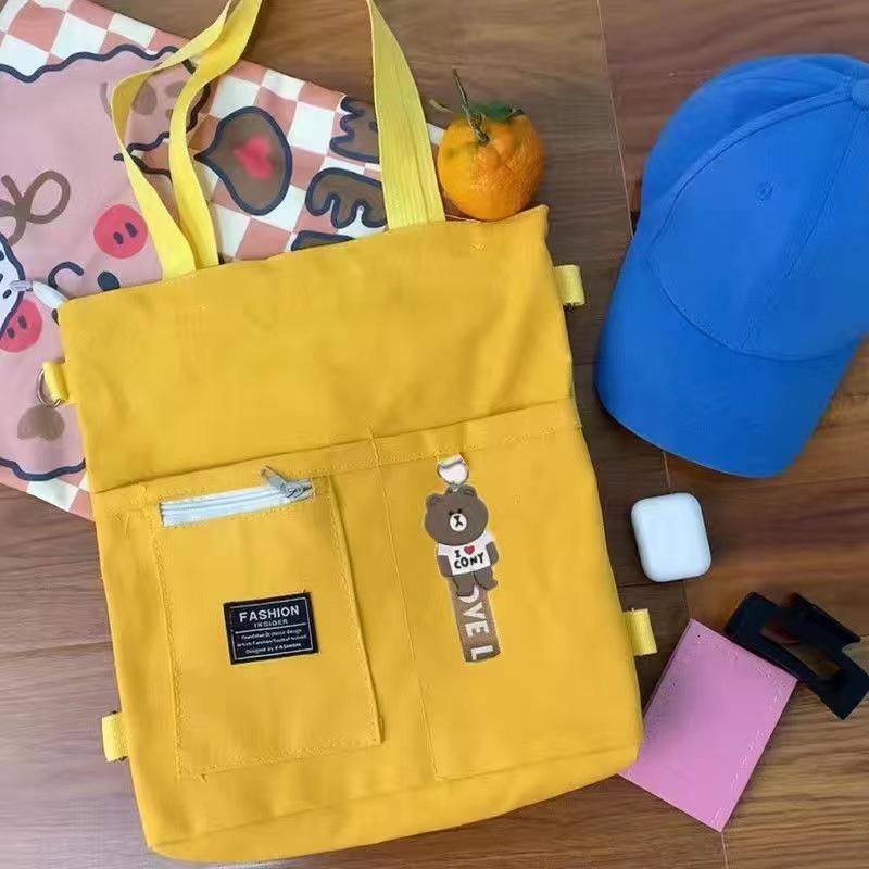 Ins Style Canvas Tote Bag Women's Small Crossbody Bag Versatile Student Supplement Handbag