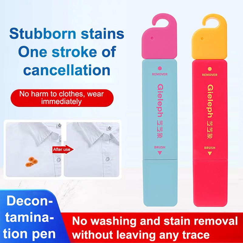 White Clothes Stain Remover Pen Household Powerful Degreasing Pen Portable Waterless Oil Stain Remover Pen For Emergency Use